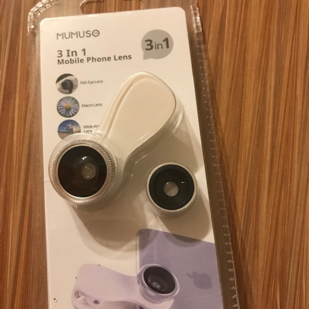 Mumuso 3 in 1 Mobile Phone Lens-Silver